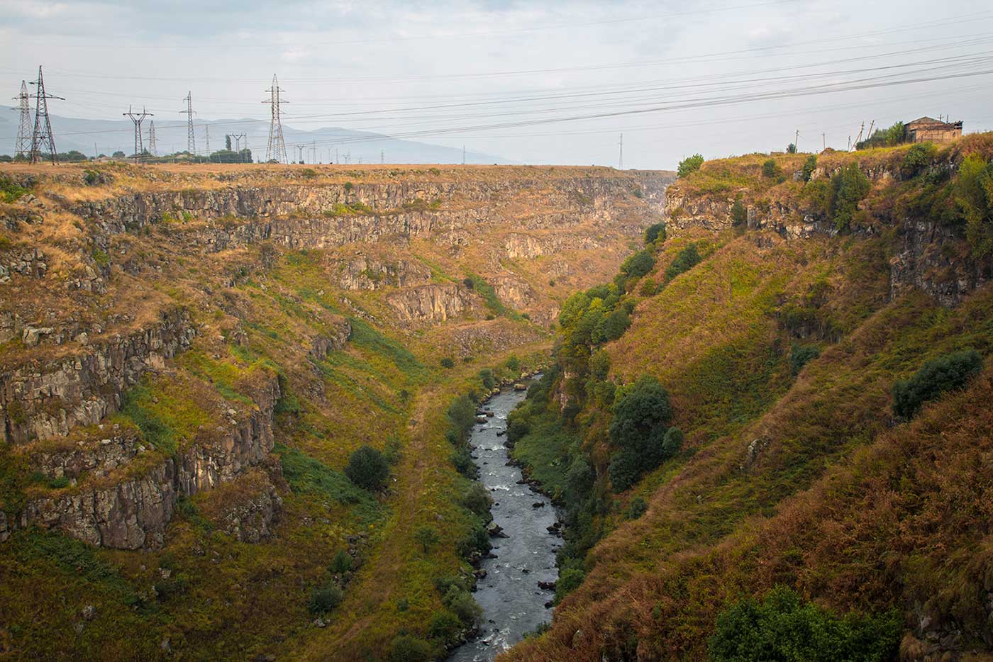 The river valley just outside Stepanavan, Armenia.